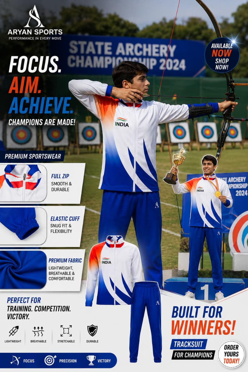 Aryan Sports Archery Championship Tracksuit