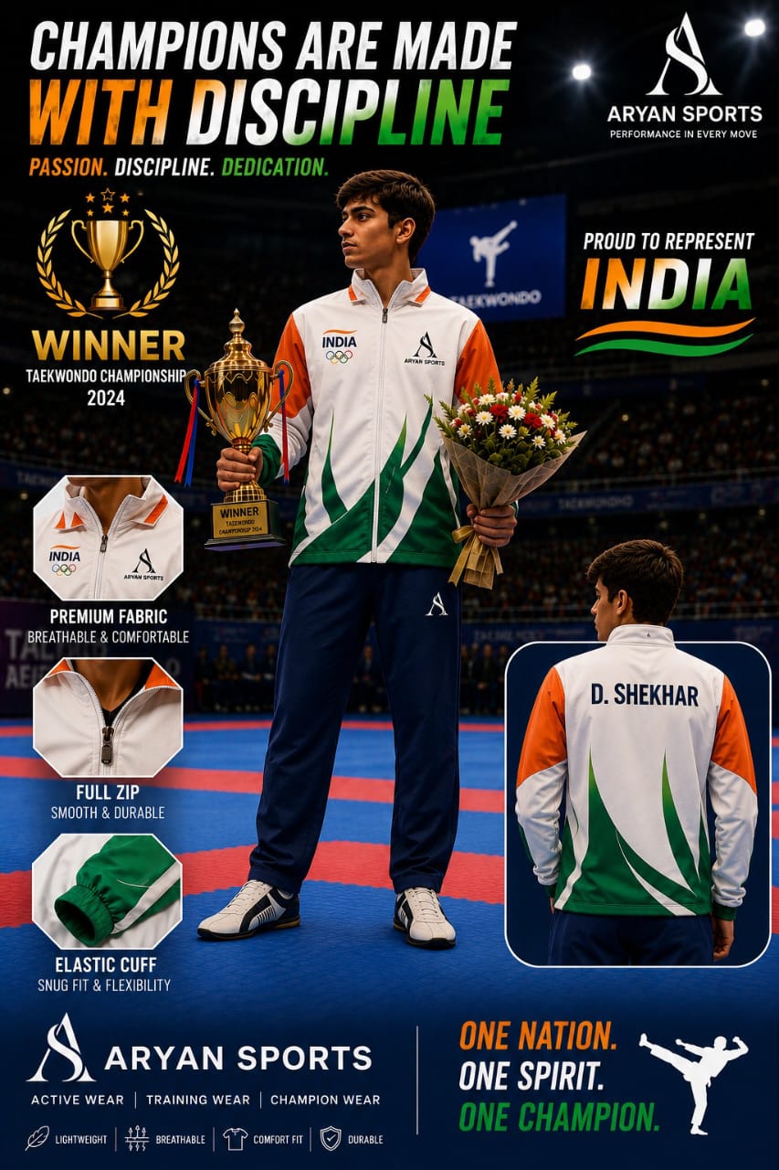 Aryan Sports Taekwondo Championship Tracksuit