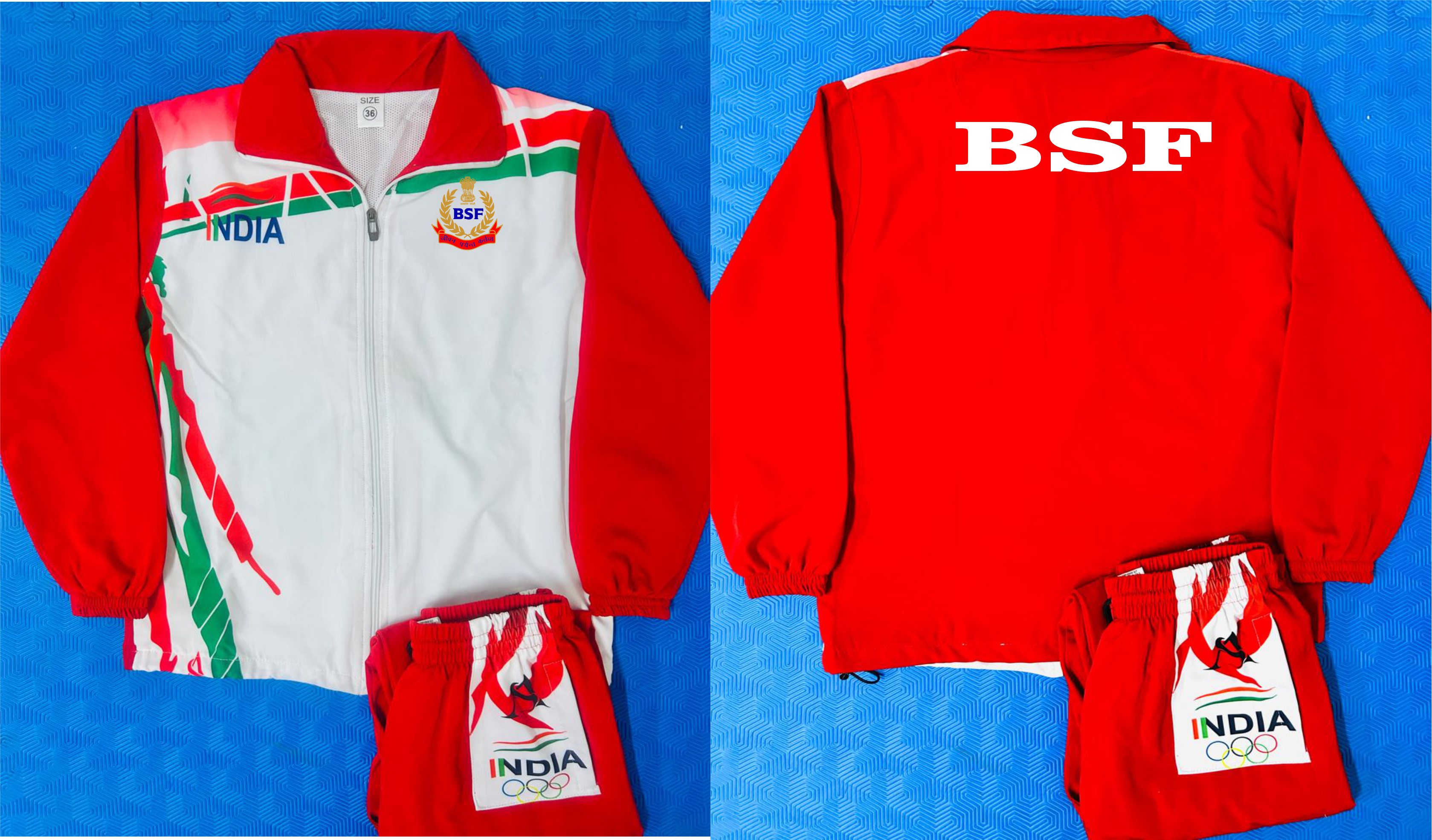 BSF TRACKSUIT RED ARYAN SPORTS
