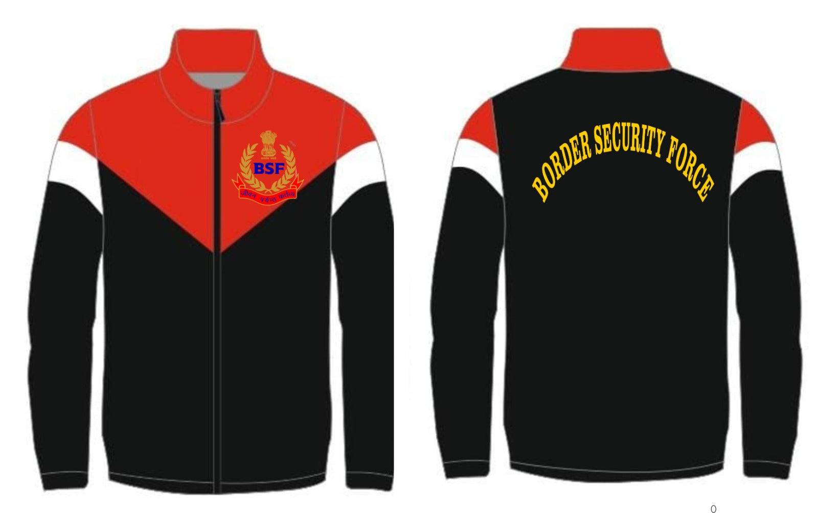 BSF TRACKSUIT RED BLACK