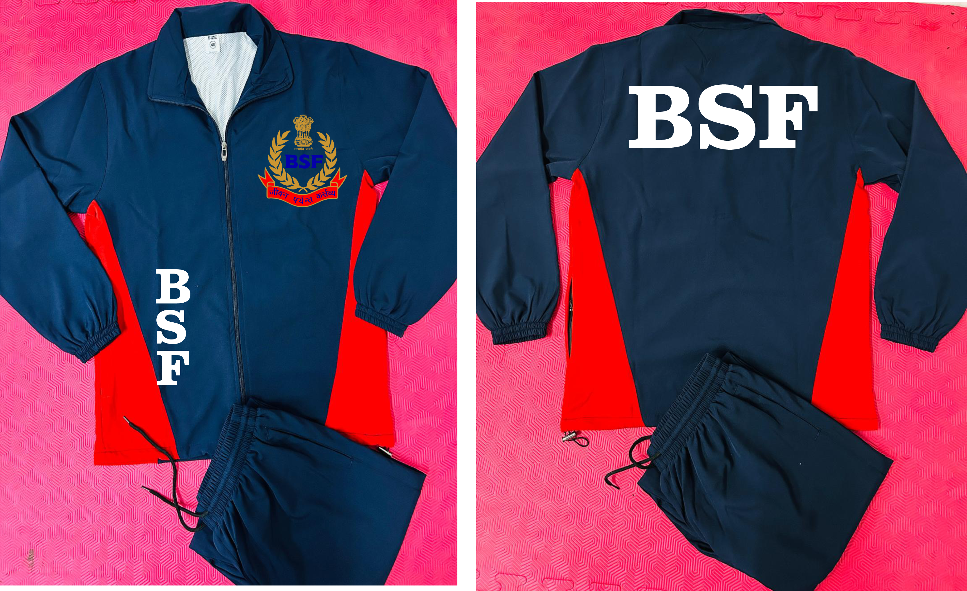 BSF TRACKSUIT RED BLUE