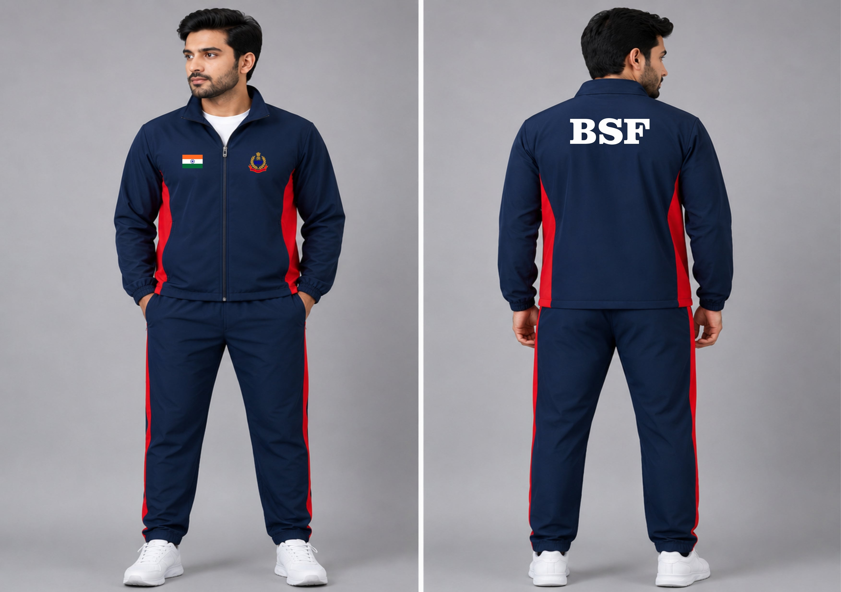 BSF TRACKSUIT RED BLUE
