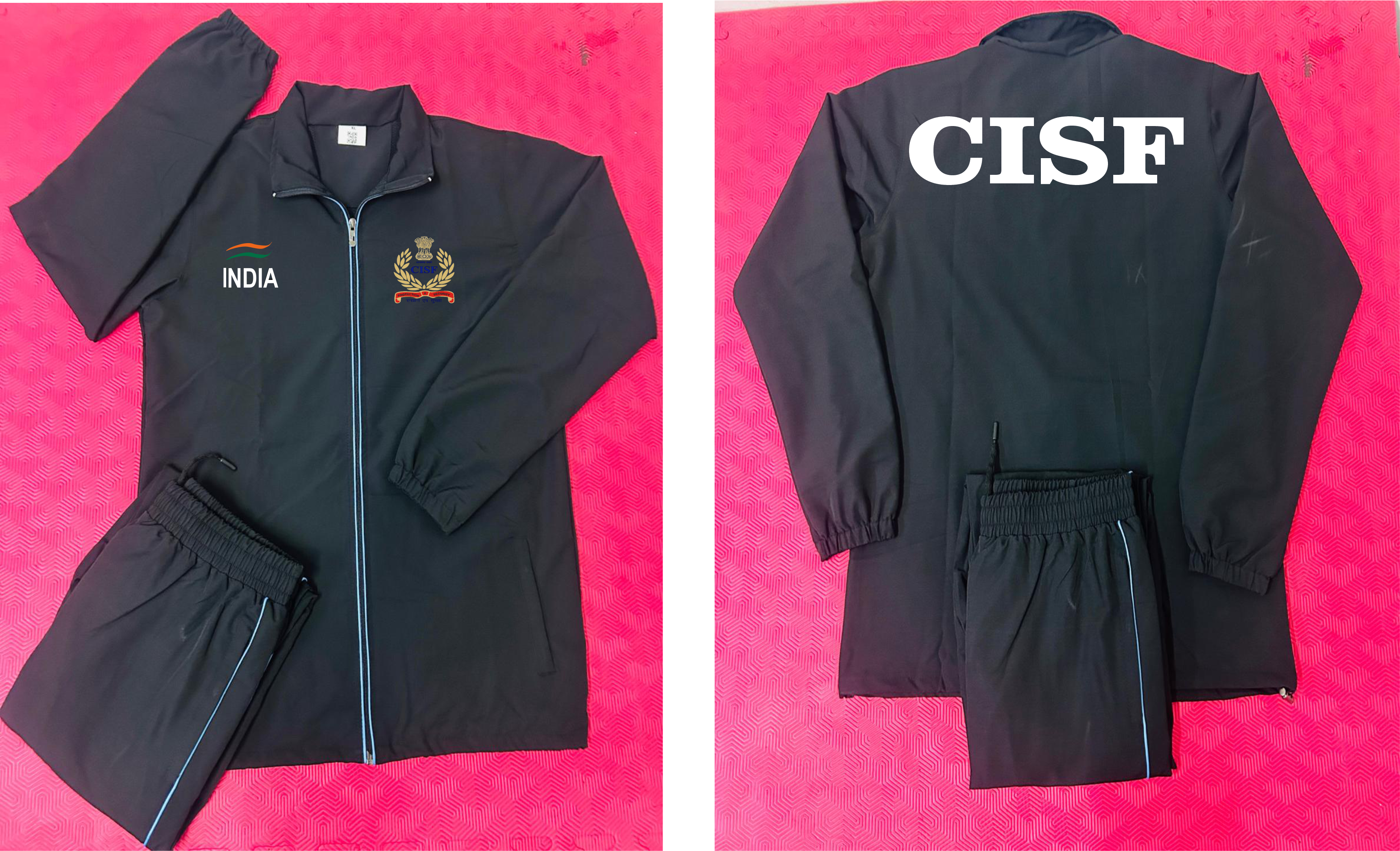 CISF TRACKSUIT BLACK ARYAN SPORTS