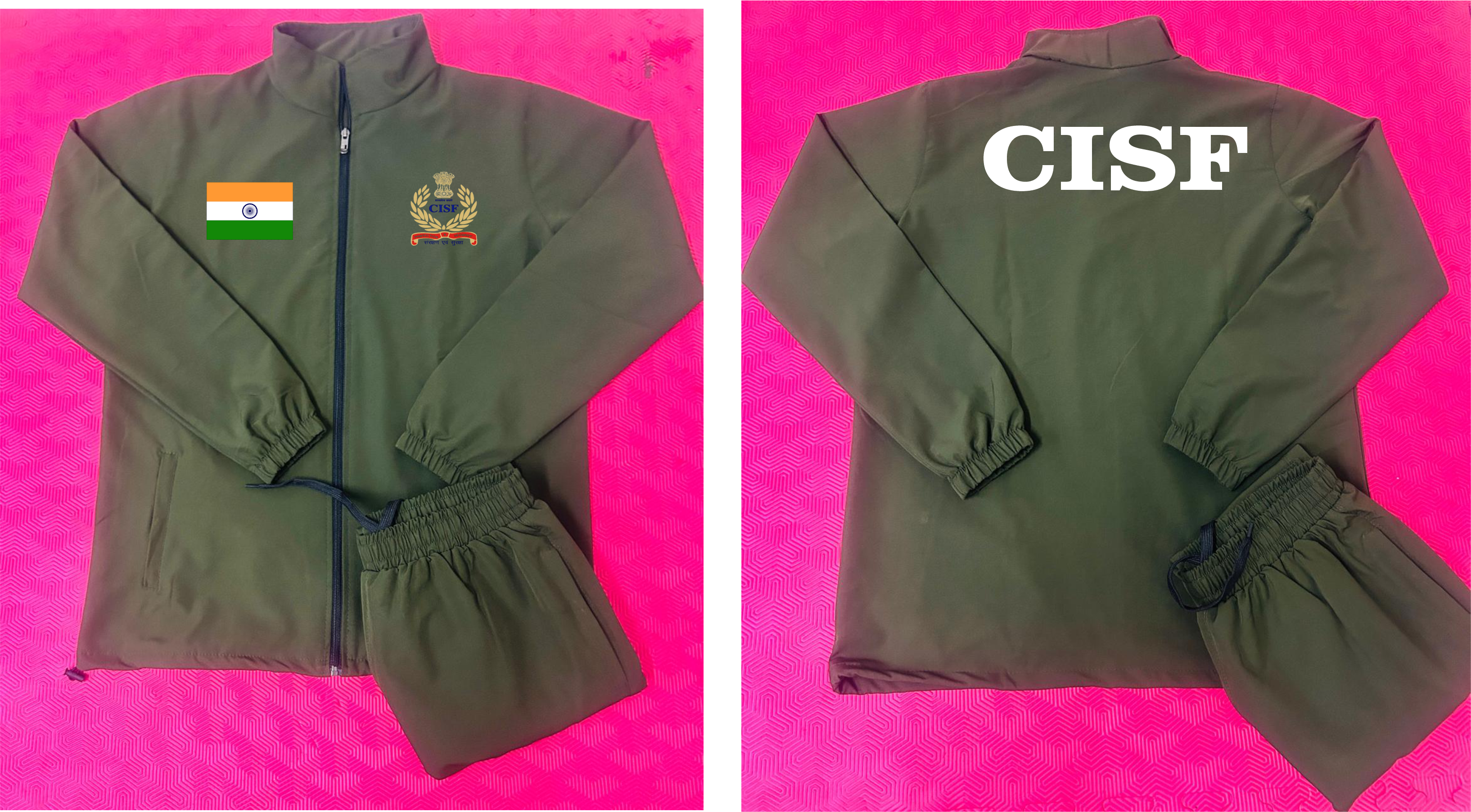 CISF TRACKSUIT GREEN ARYAN SPORTS