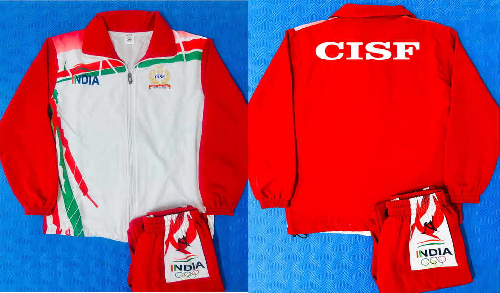 CISF TRACKSUIT RED ARYAN SPORTS