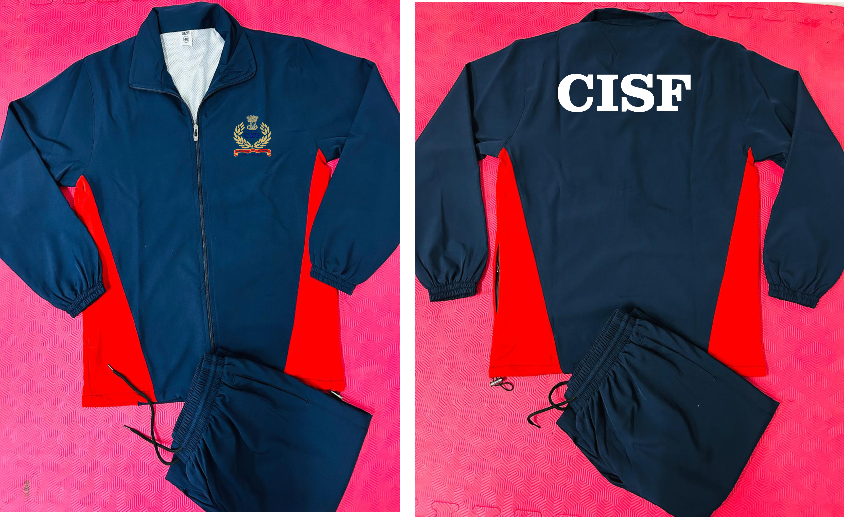 CISF TRACKSUIT RED BLUE ARYAN SPORTS
