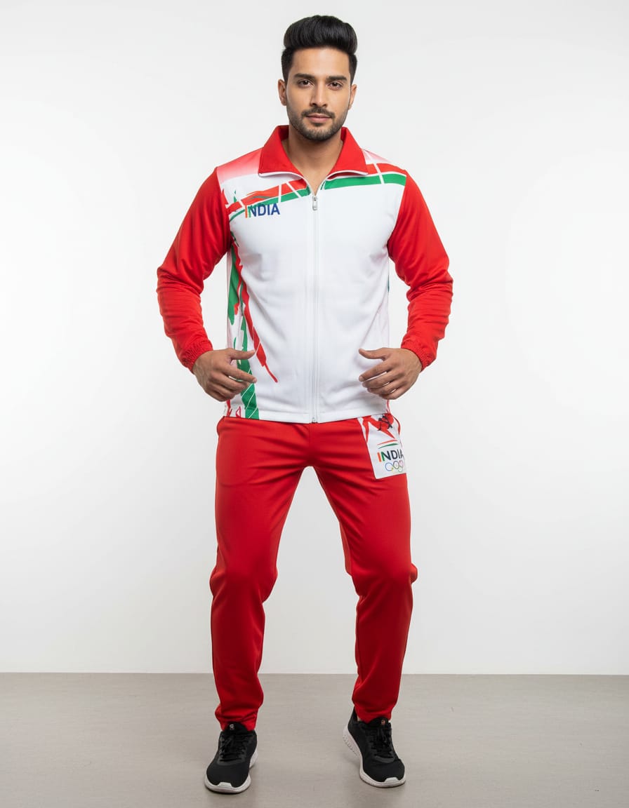 CISF TRACKSUIT RED ARYAN SPORTS