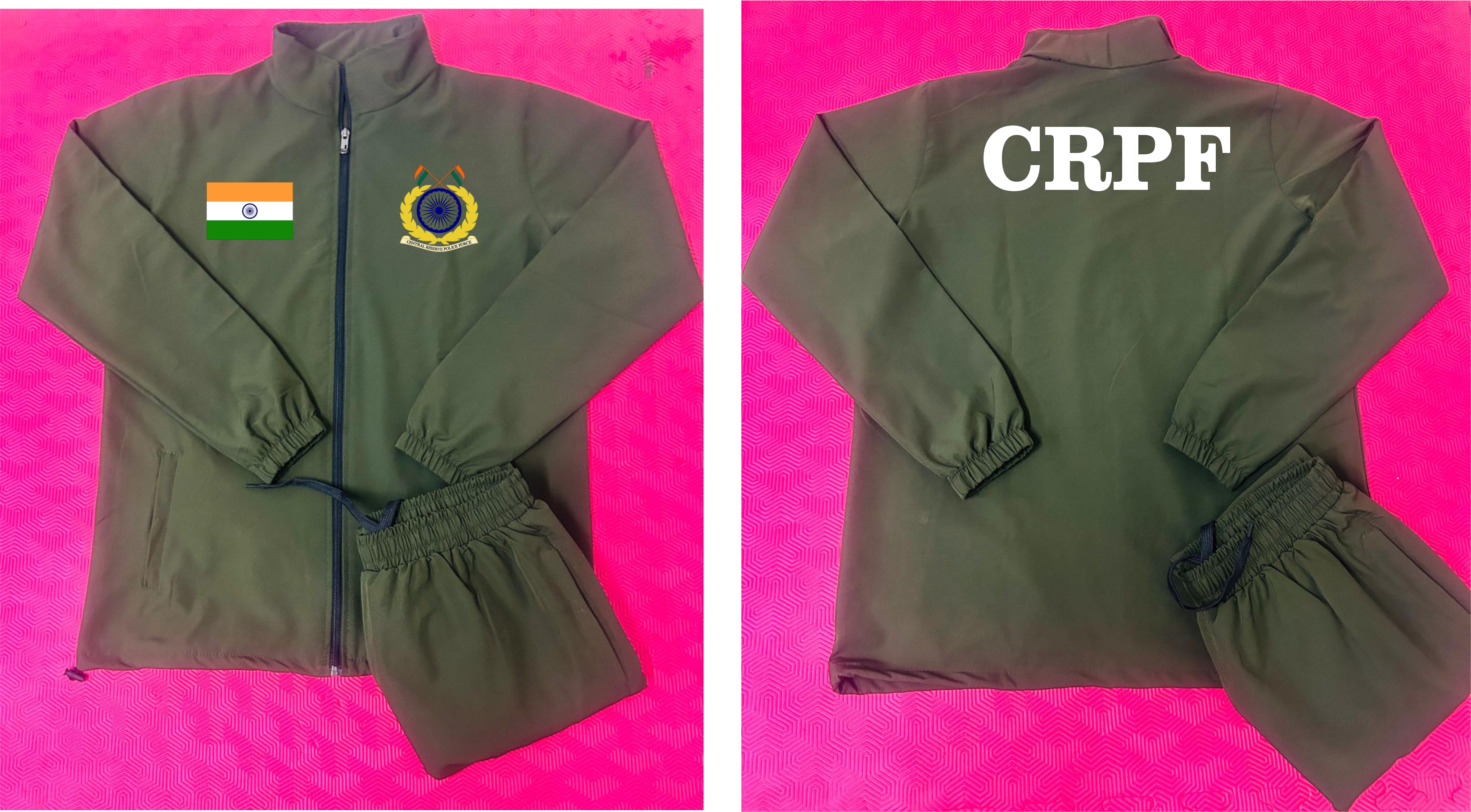 CRPF TRACKSUIT GREEN ARYAN SPORTS