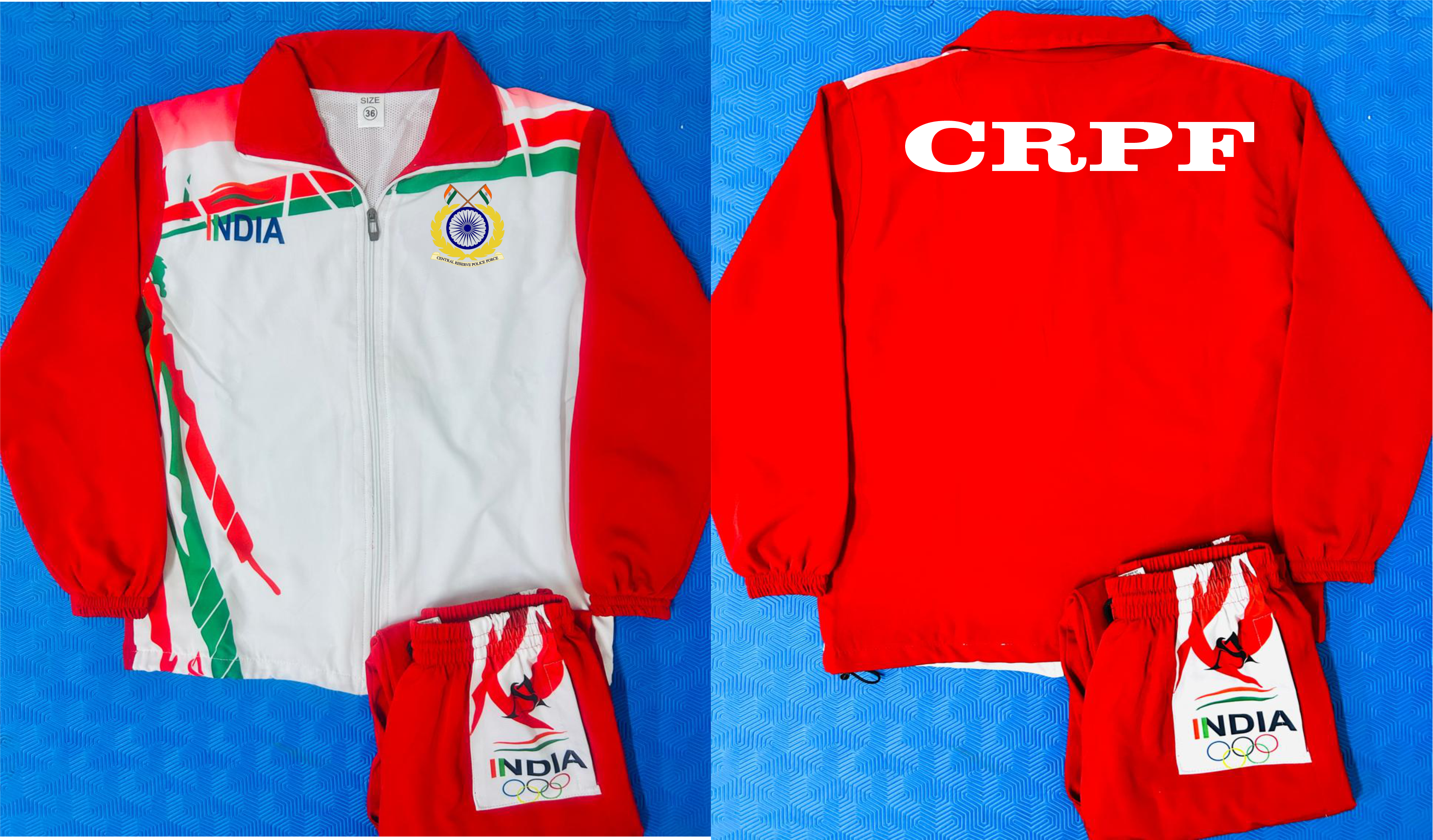 CRPF TRACKSUIT RED ARYAN SPORTS
