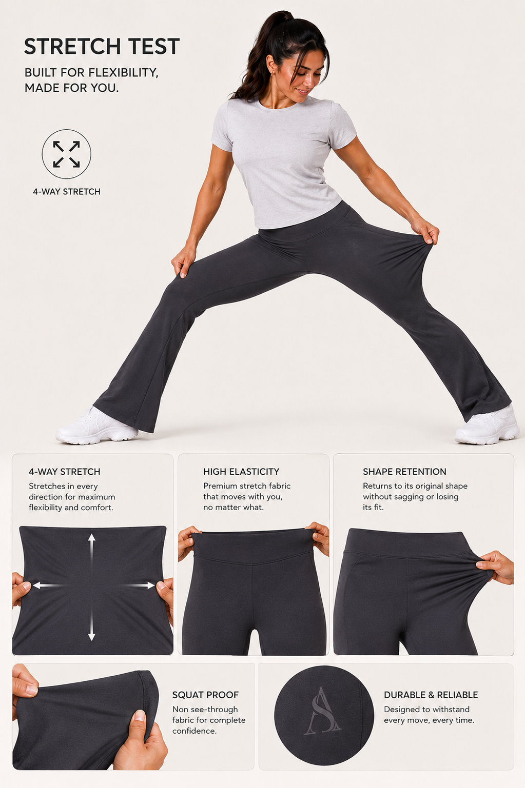 Women’s Flare Pant – Website Details