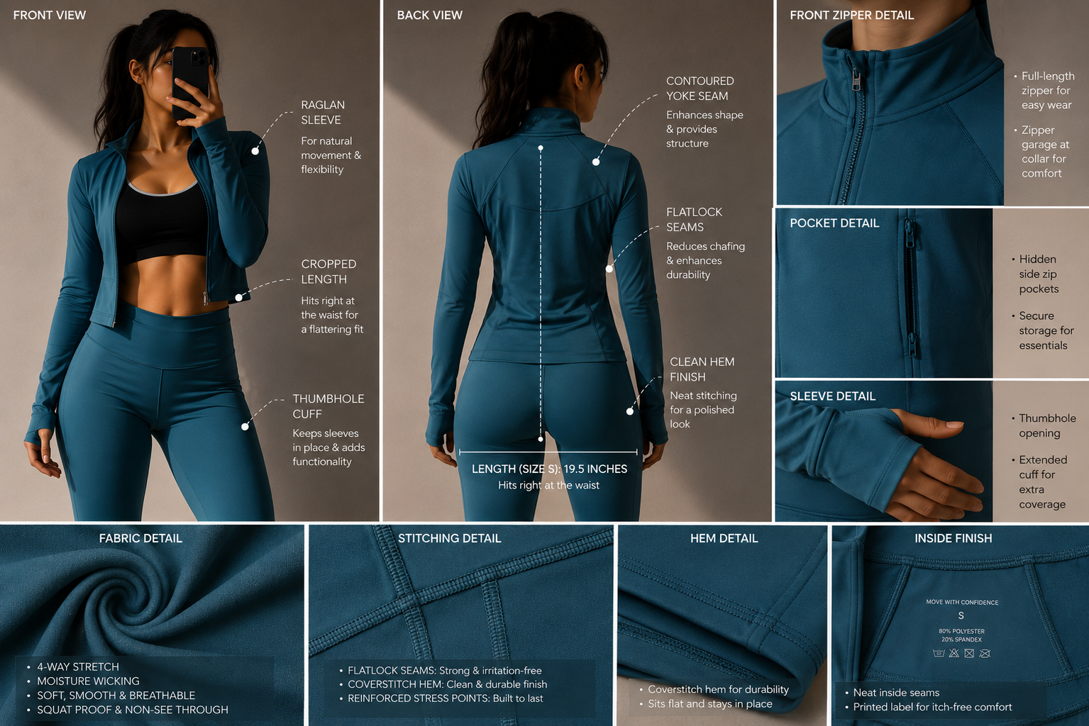 Sports Set for Women ....yoga and gym set 1 jacket with 1 flair pant