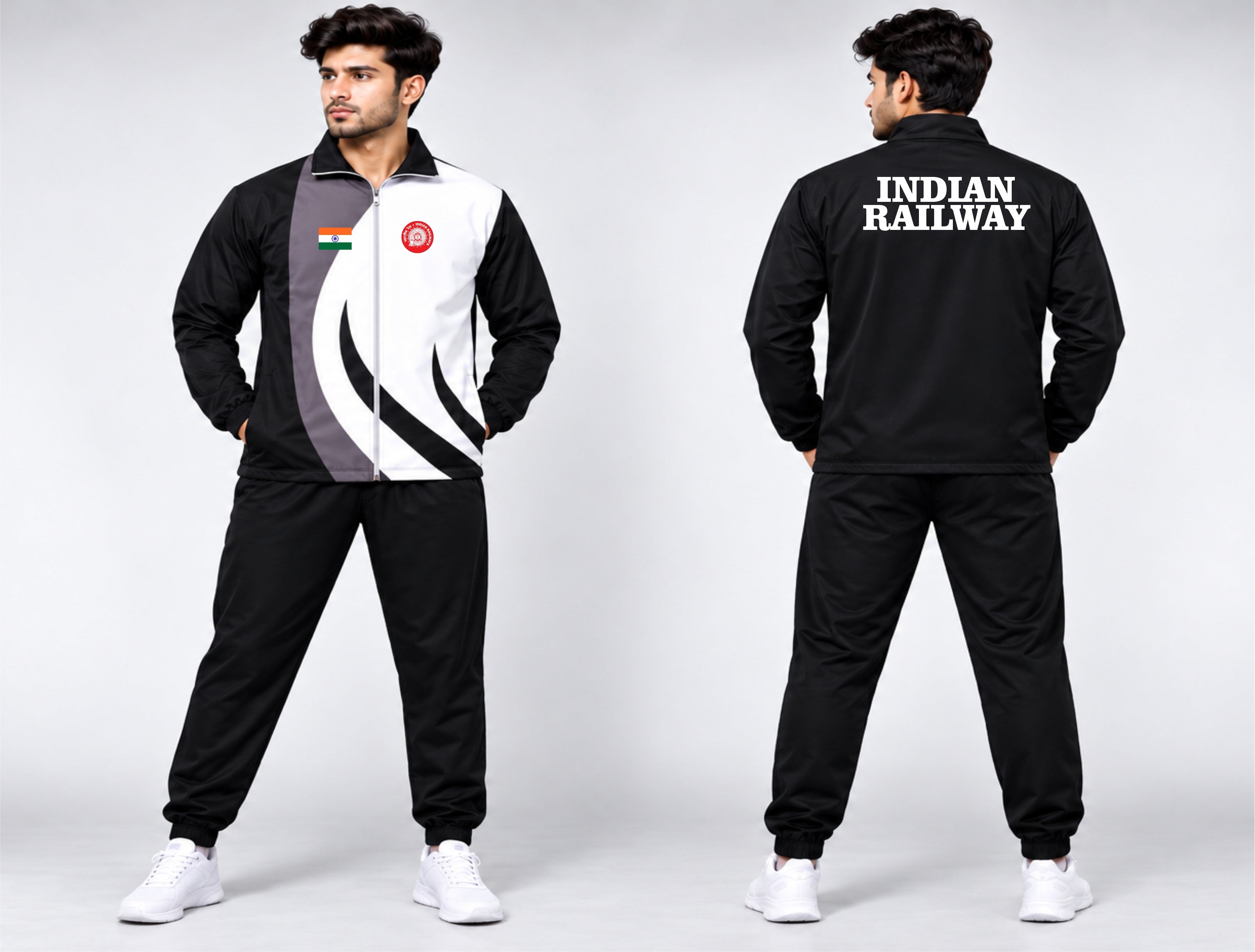 INDIAN RAILWAY BLACK GREY