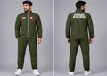 INDIAN RAILWAY OLIVE GREEN TRACKSUIT