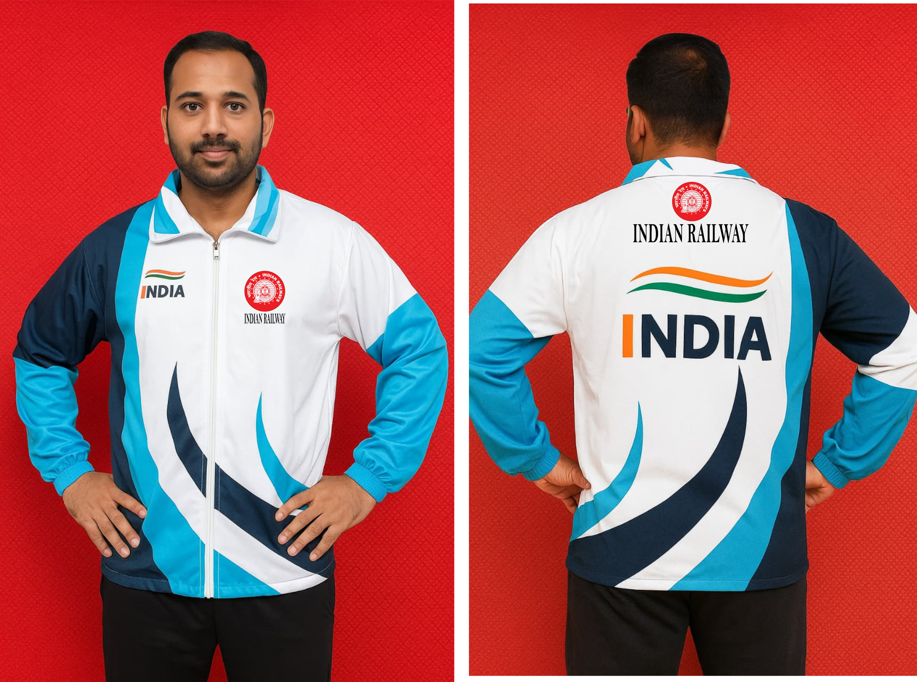 INDIAN RAILWAY TRACKSUIT ARYAN SPORTS