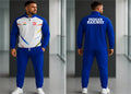INDIAN RAILWAY TRACKSUIT ROYAL BLUE WHITE
