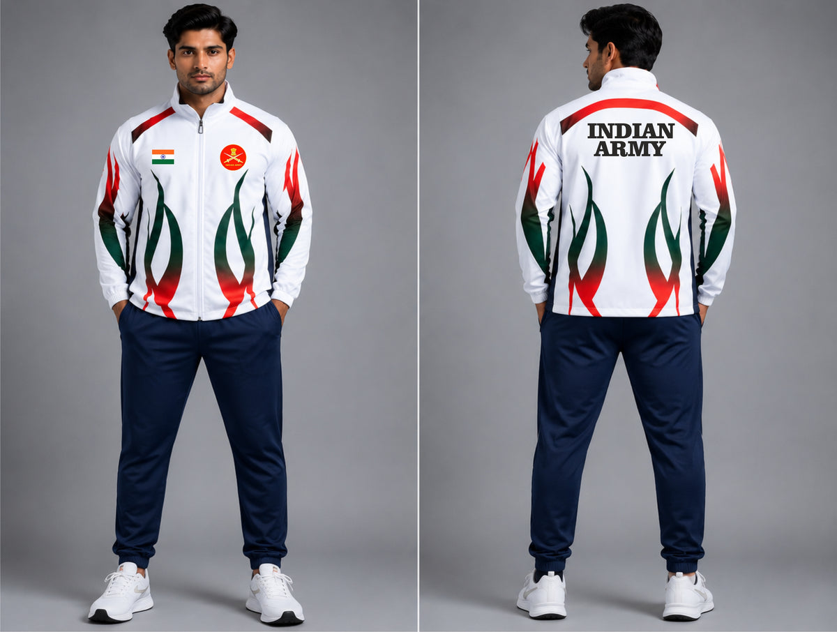 INDIAN ARMY TRACKSUIT FIRE DESIGN