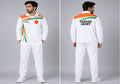 INDIAN ARMY TRACKSUIT TRACKSUIT WHITE ORANGE