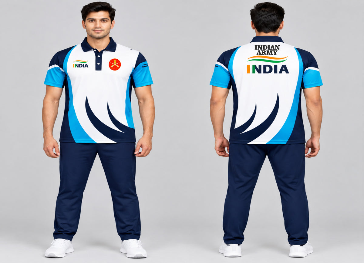 INDIAN ARMY TSHIRT LOWER PRINT ON DEMAMD