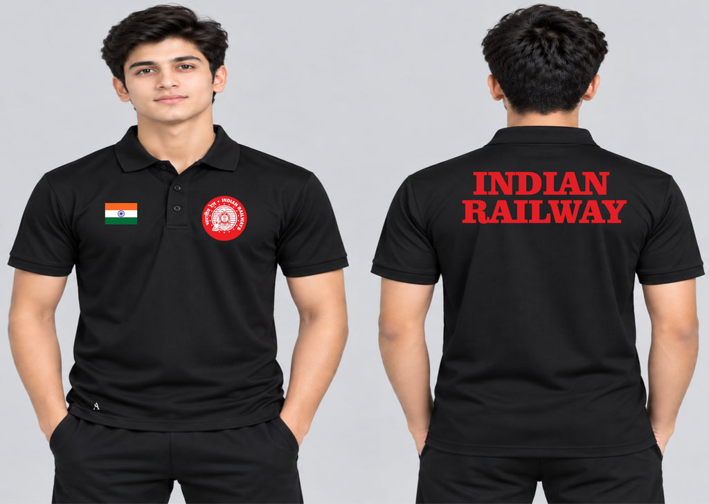 INDIAN RAILWAY RED TSHIRT