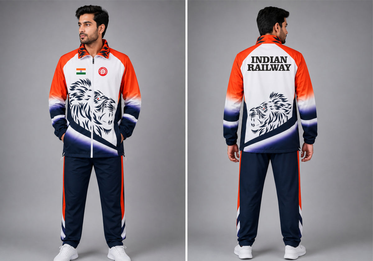 INDIAN RAILWAY TRACKSUIT LION