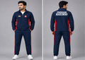 INDIAN RAILWAY TRACKSUIT RED BLUE ARYAN SPORTS