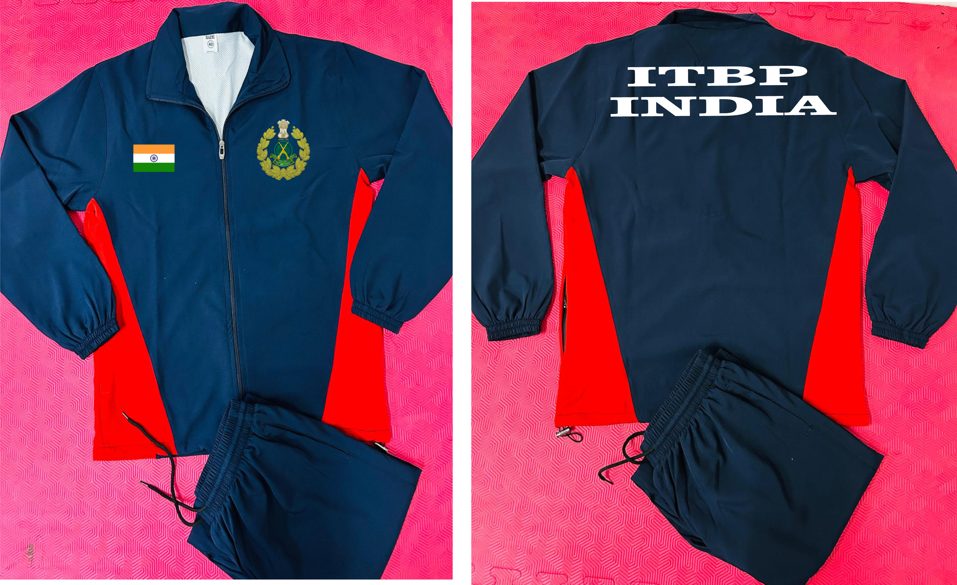 ITBP TRACKSUIT RED ARYAN SPORTS