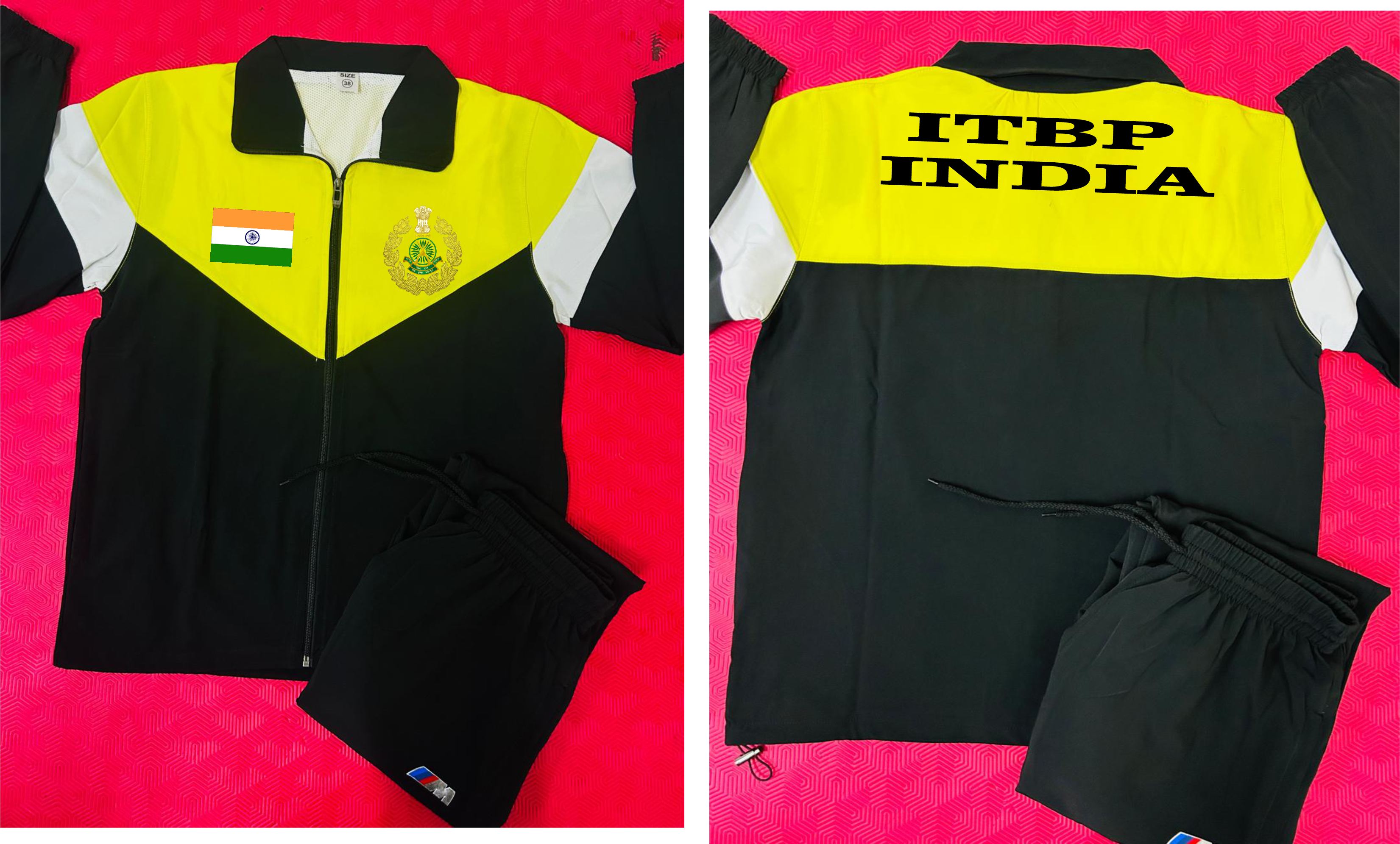 ITBP TRACKSUIT YELLOW ARYAN SPORTS