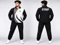 ITBP TRACKSUIT BLACK WHITE ARYAN SPORTS