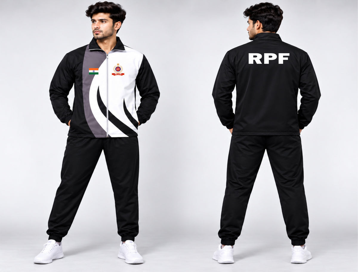RPF WHITE BLACK TRACKSUIT