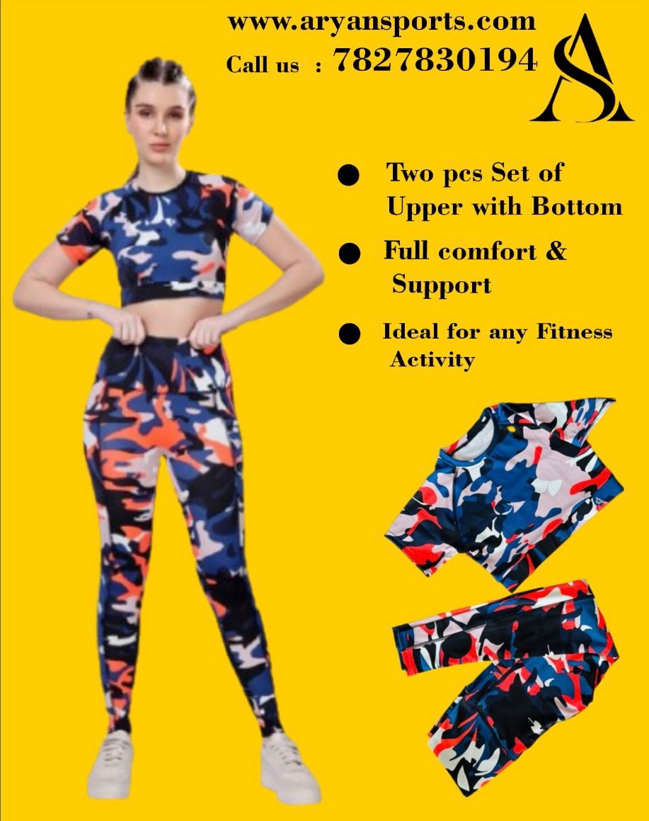 Women Slim fit tracksuit , Cord set , sports bra with trackpants