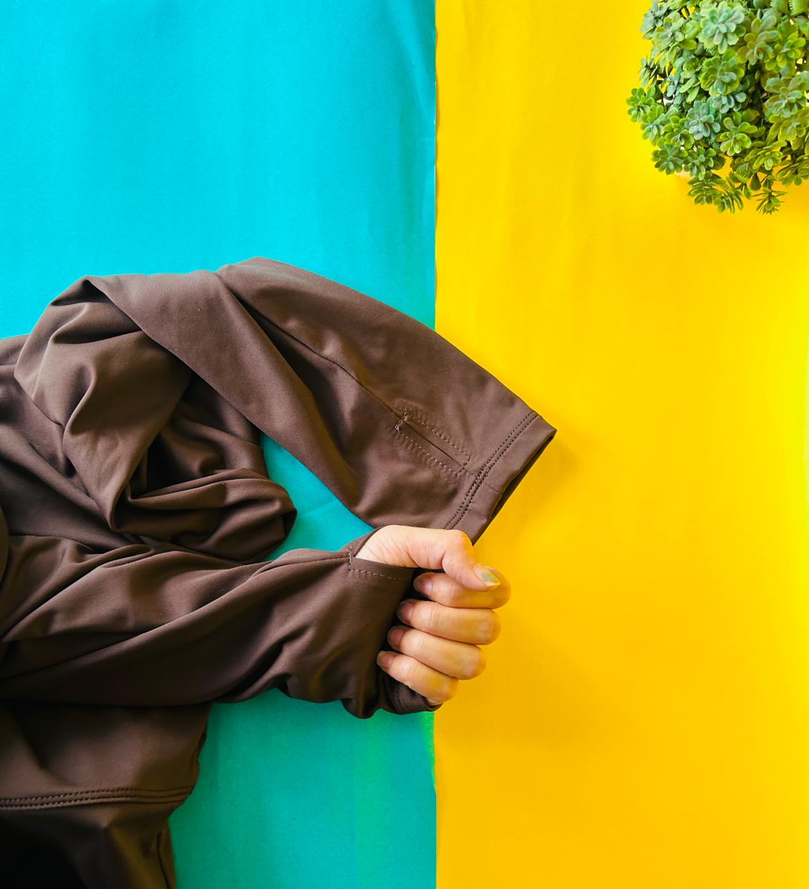 Female Gym Wear ..Long sleeves Sports Crop Top