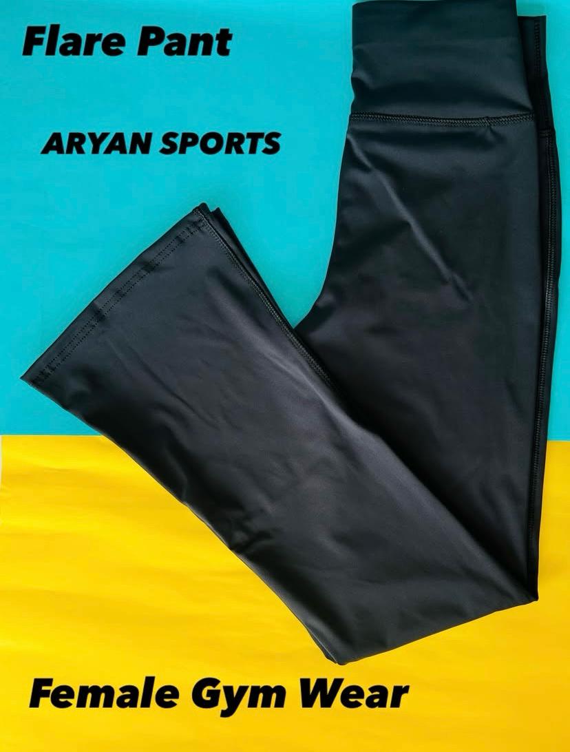 Flared yoga , gym , trackpants