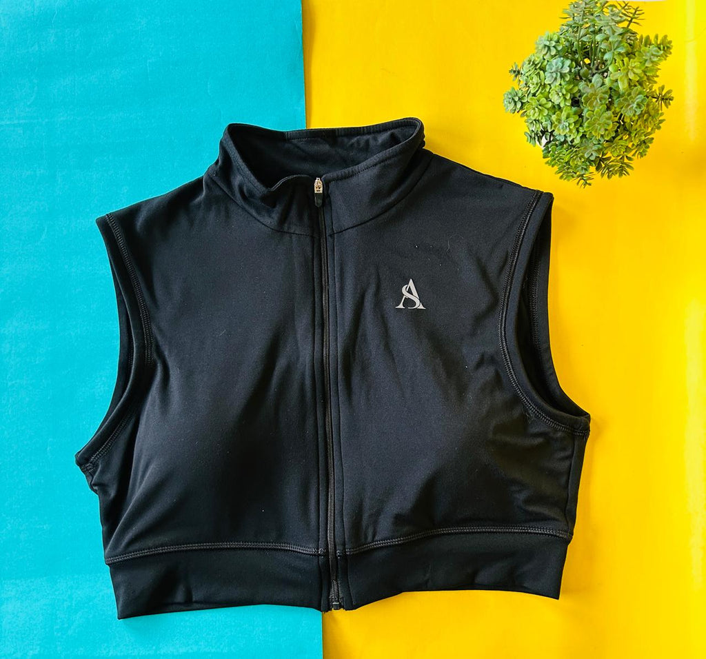 Sports Cord Set , Zipper with Flare Pants