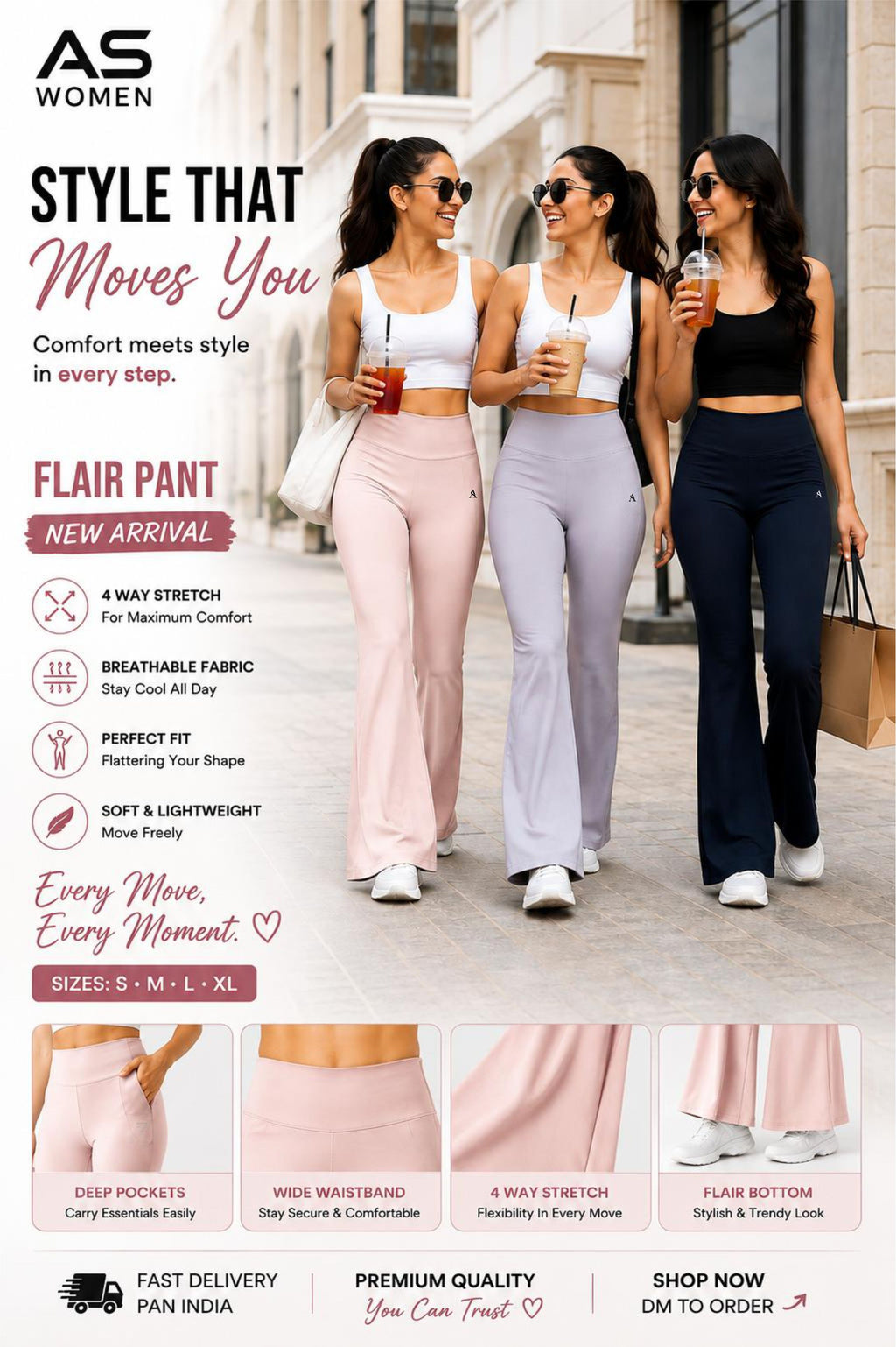 Women’s High-Waist Flare Pant