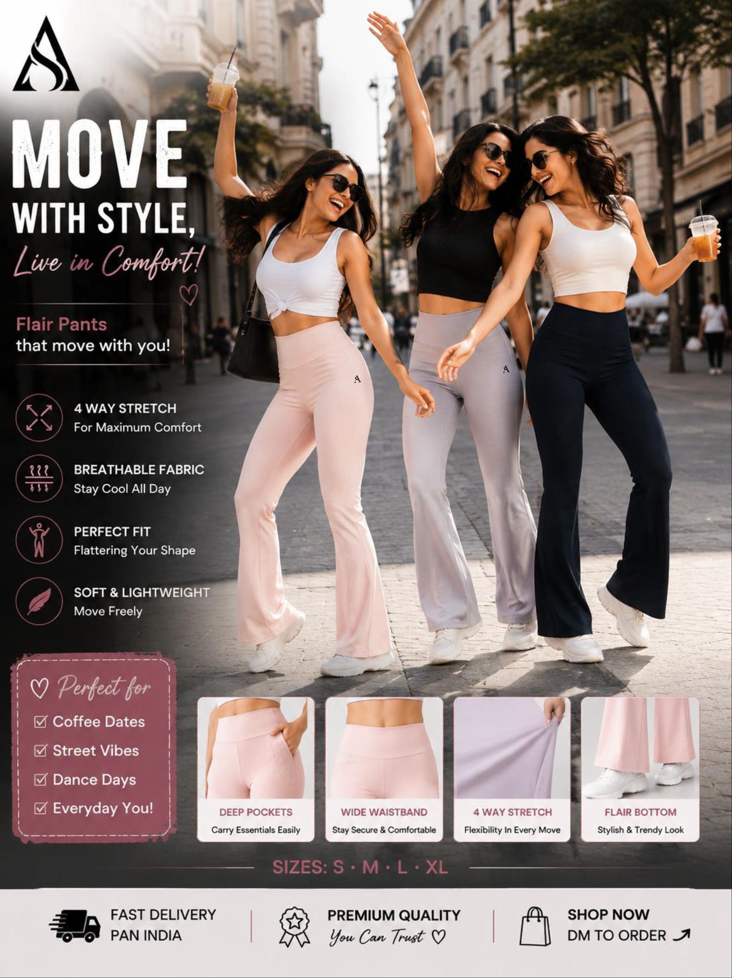 Women’s High-Waist Flare Pant