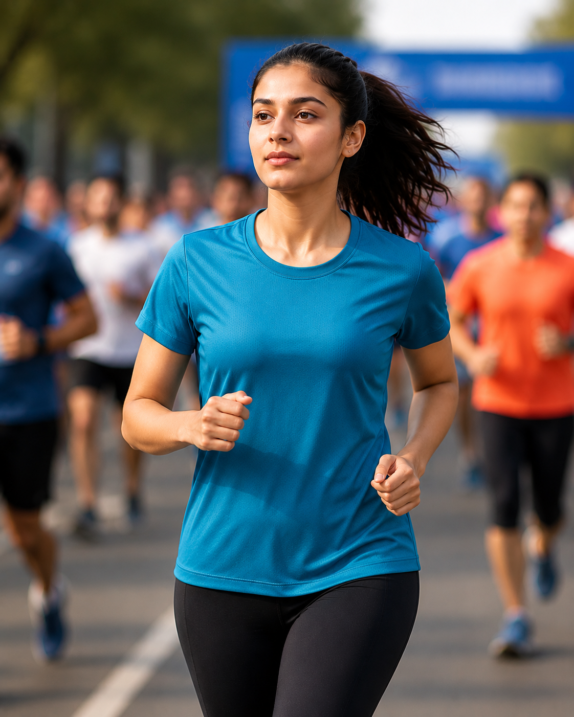 Women’s Performance Sports T-Shirt – Quick Dry, Breathable & Stretchable