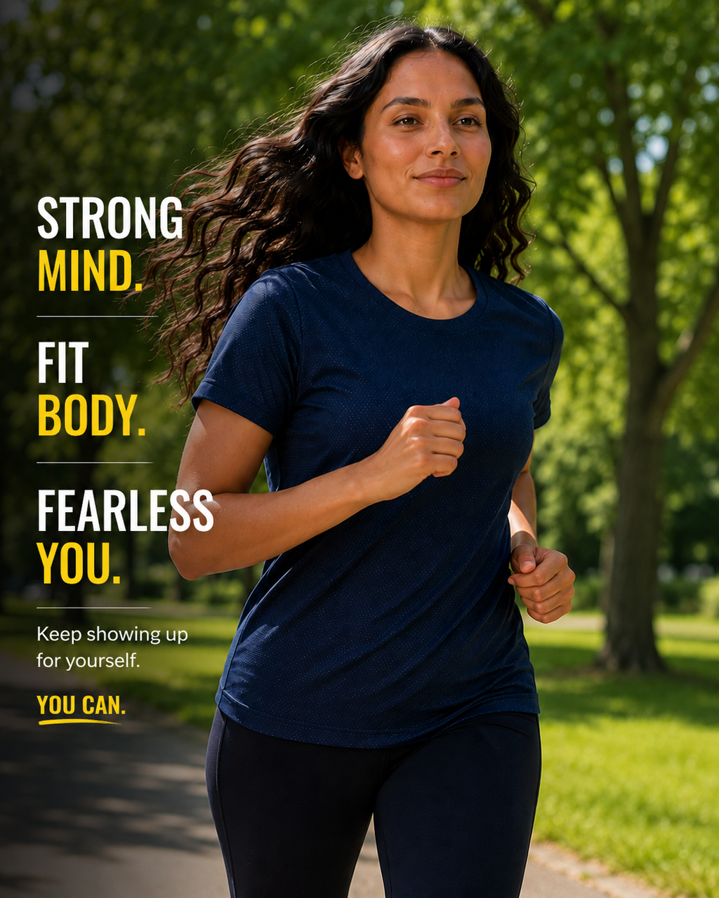 Women’s Navy Blue Performance T-Shirt