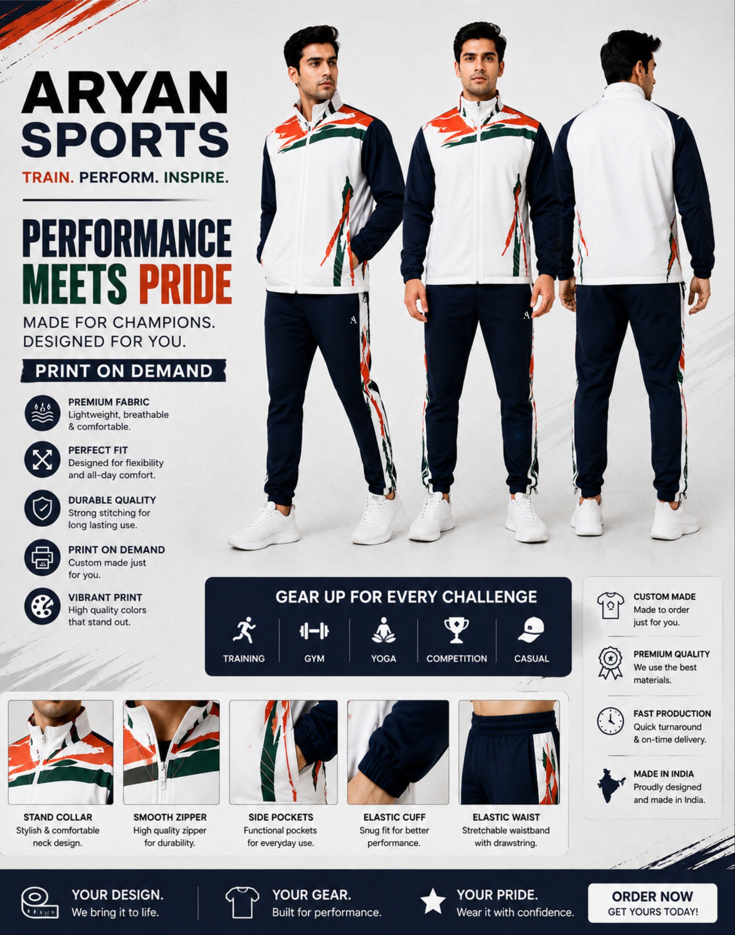 Track Suit for defence services...