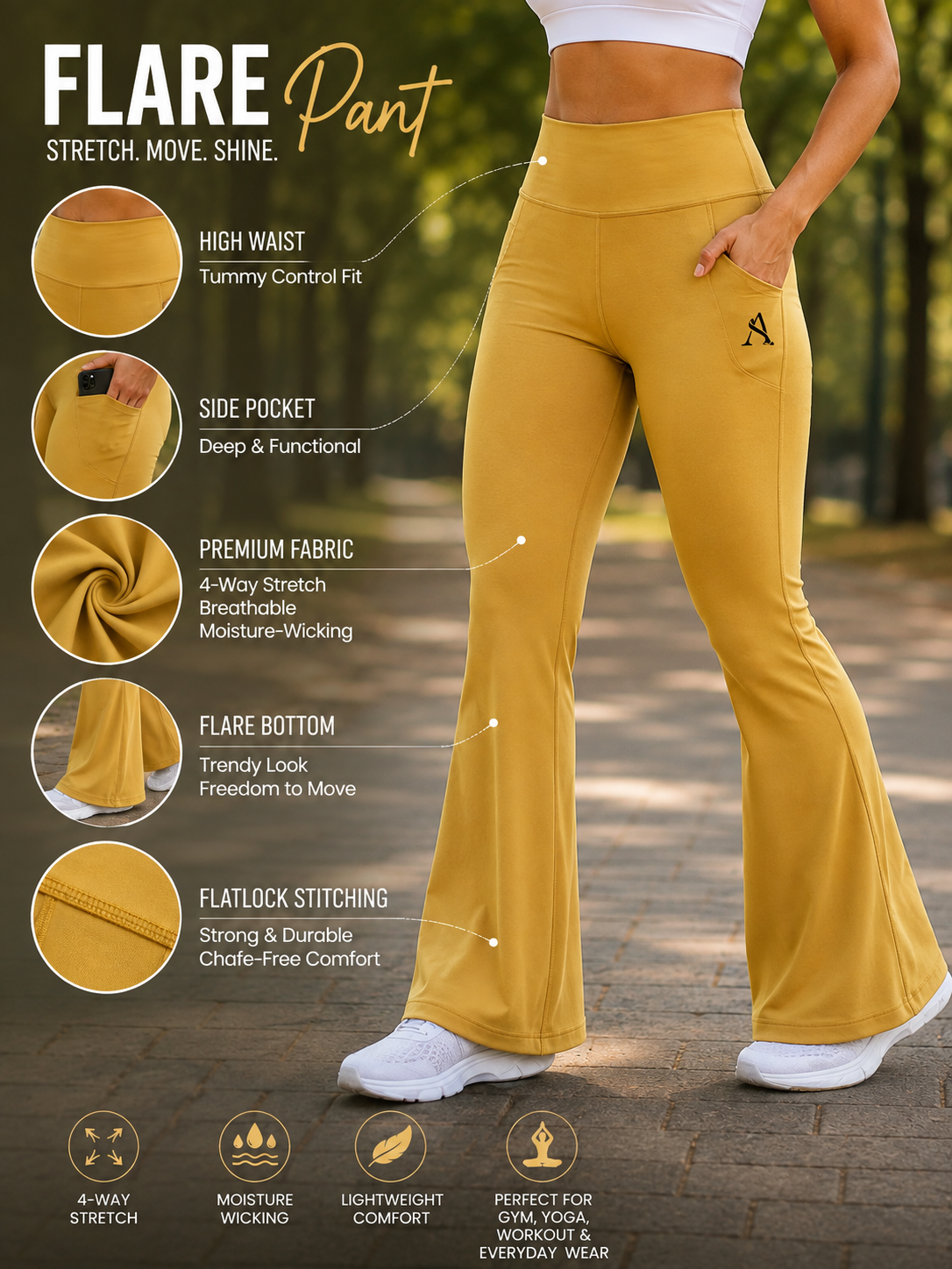 Women’s High-Waist Flare Pant