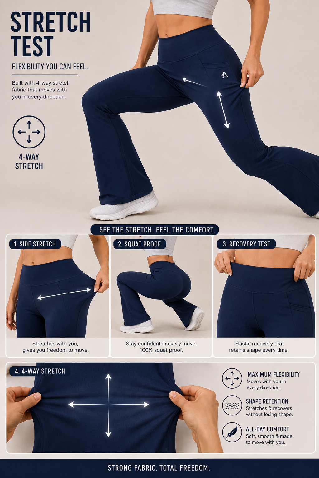 High-Waist Flare Pant