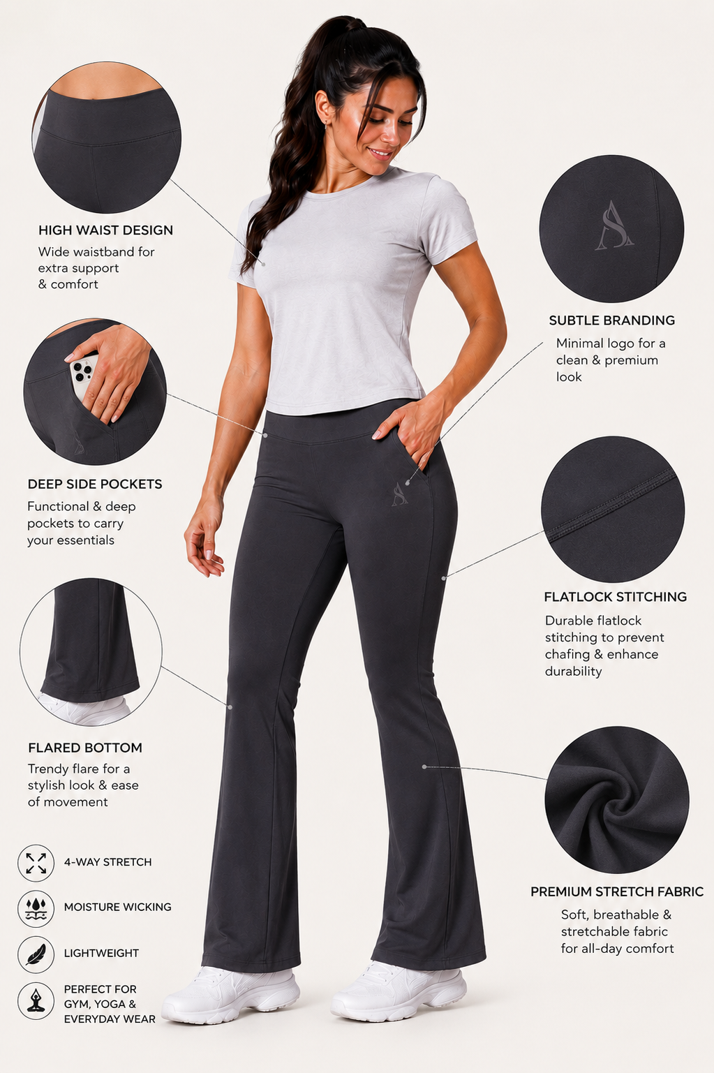 Women’s Flare Pant – Website Details