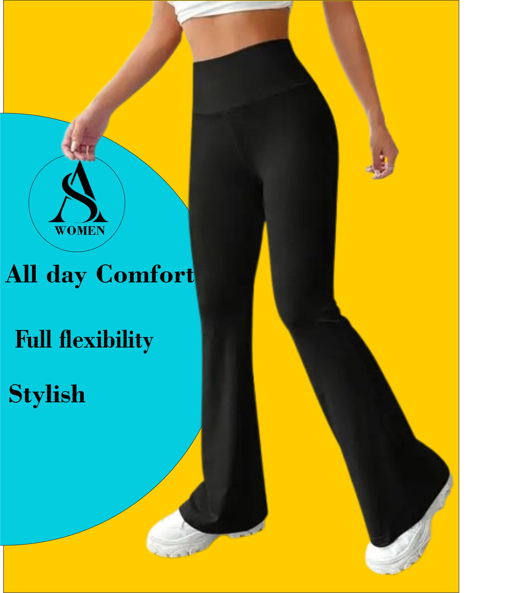 Flared yoga , gym , trackpants