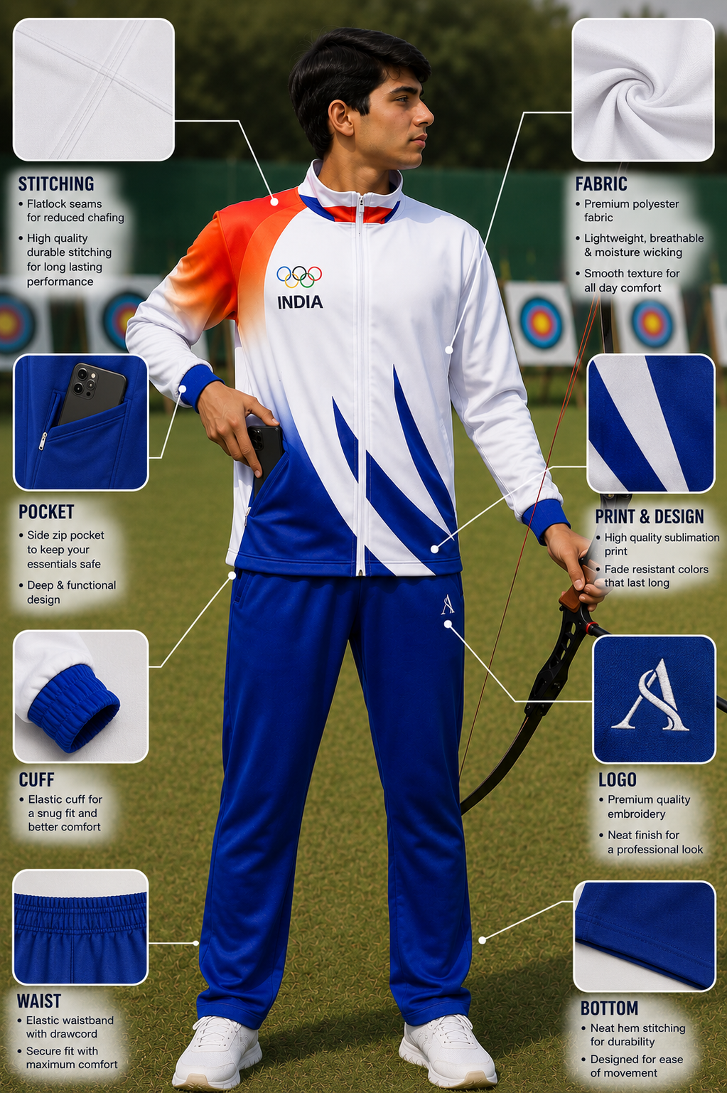 Aryan Sports Archery Championship Tracksuit
