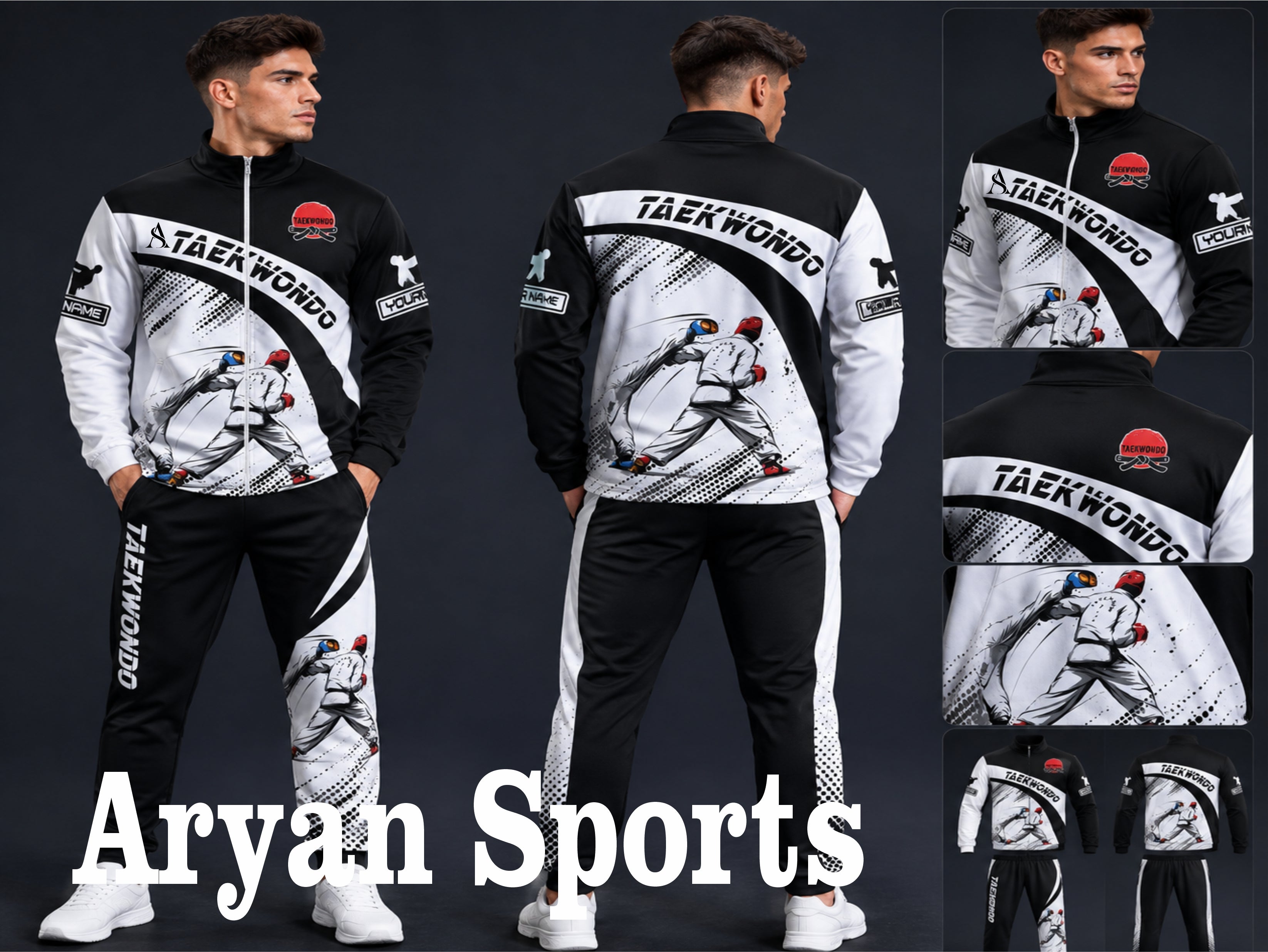 Taekwondo Tracksuit by Aryan Sports